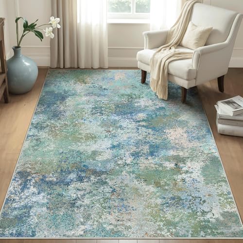 5x7 Area Rugs for Bedroom (Aquamarine/Blue Green / 5' x 7' (Rectangular))