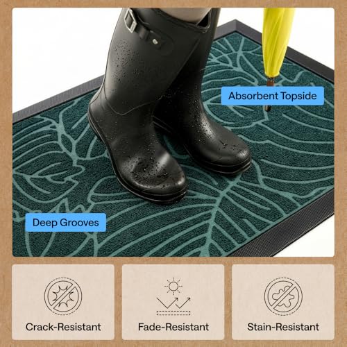 WeatherMAX Door Mat (Green Palm / 29" x 17")