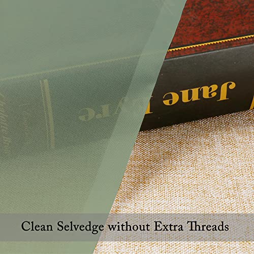 Sheer Curtains (Sage Green / 42"W x 63"L (Pack of 2))