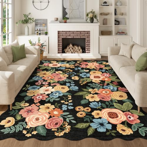 6x9 Area Rugs (Black (Big) / 6' x 9' (Rectangular))