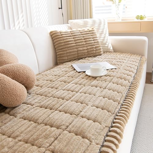 Couch Cover for Dogs Washable Non (Coffee / 27.6X70.9)