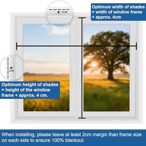 100% Blackout Window Cover (57"W x 158"H)