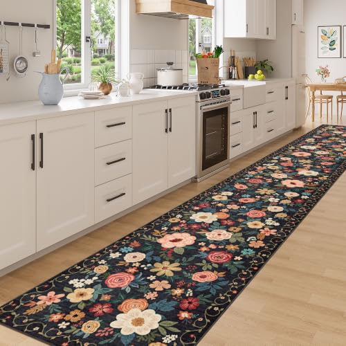 3x20 Runner Rug for Hallway (Black / 3' x 20' (Rectangular))