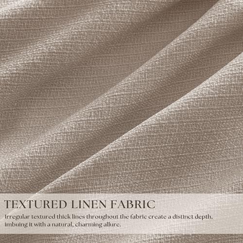 70 Inch Wide Blackout Pinch Pleat Curtains 108 Inches Long Burlywood Birch (Burlywood Birch / 70"W x 108"L (Pack of 1))