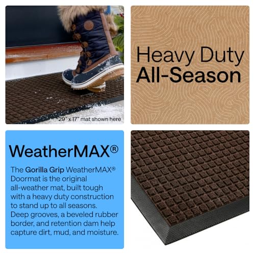 WeatherMAX Door Mat (Chocolate Squares / 60" x 24")