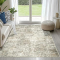 4x6 Area Rugs for Living Room Washable Bedroom Dining Room Beige Brown (Beige/Brown / 4' x 6' (Rectangular))