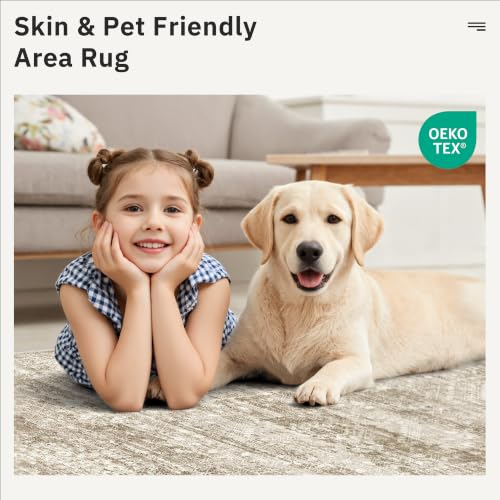Runner Rug 2x10 Washable Non (Brown / 2' x 10' (Runner))