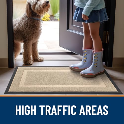 Front Door Mat Outside 71x23 (Off-white / 71" x 23")