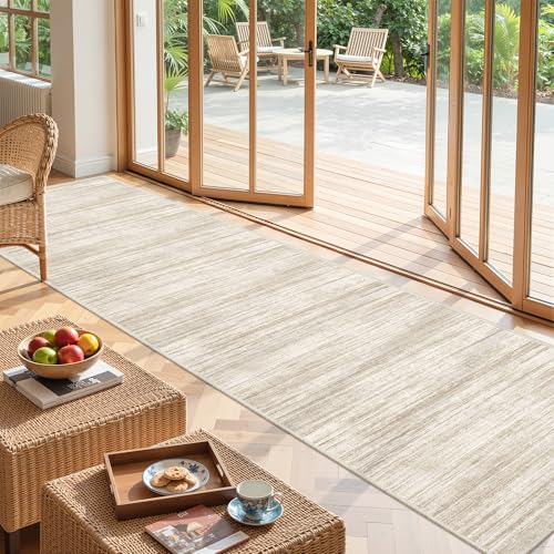 2x12 Runner Rug Non Slip (Brown/Beige / 2' x 12' (Runner))