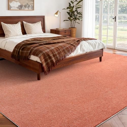 5x7 Orange White Area Rug Non (03 Orange/White / 5' x 7' (Rectangular))