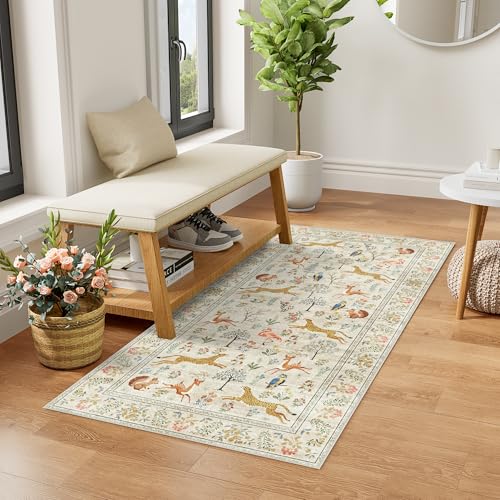 2x4 Rug for Entryway (Beige (Animal) / 2' x 4' (Rectangular))