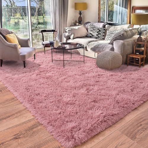 Rugs for Living Room 8x10 (8' x 10' (Rectangular) / Blush)
