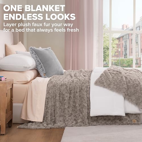 Adalee King Blanket (Brown / King)
