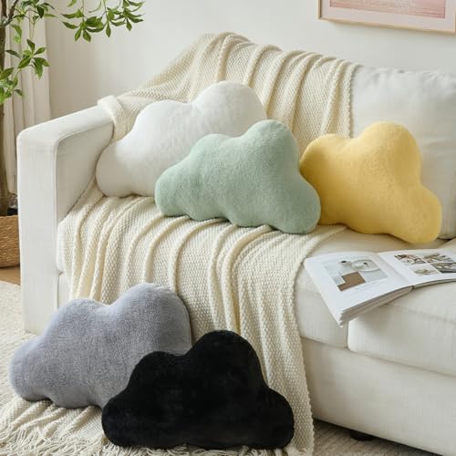 Cloud Pillows (Yellow / 11.8x18.5 Inches)