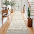 3x15 Runner Rug Washable Moroccan (Beige / 3' x 15')