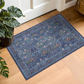 Navy Blue Washable 2x3 Entry Rug (Dark Blue / 2' x 3' (Rectangular))