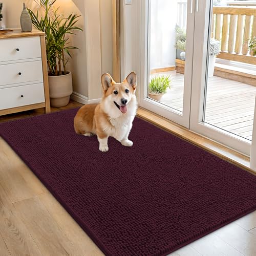 Dog Door Mat for Muddy Paws 70x32 (Russet / 70" X 32")