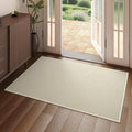 Indoor Front Door Mat Entryway Rug Non Slip Washable Beige 2x3 ft (Beige / 2' x 3')