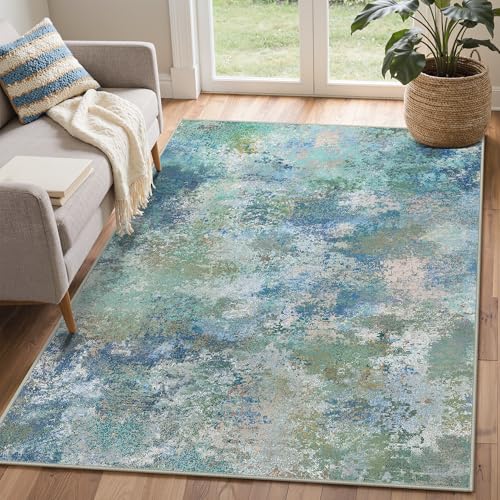 5x7 Area Rugs for Bedroom (Aquamarine/Blue Green / 5' x 7' (Rectangular))