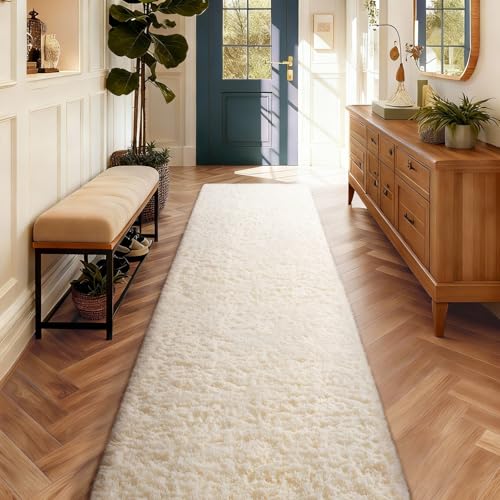 2x10 Runner Rug for Hallway (2- Ivory / 2' x 10' (Rectangular))