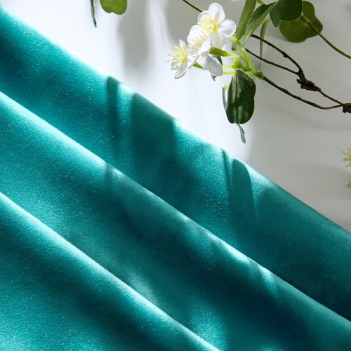 Teal Velvet Pillow Covers 16x16 Decorative Pillows Pack of 2 (Teal / 16" x 16" (Pack of 2))