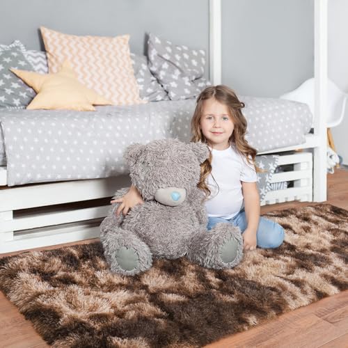 Fluffy Runner Rugs for Bedroom 2x6 (Tie-dyed Coffee / 2' x 6' (Rectangular))
