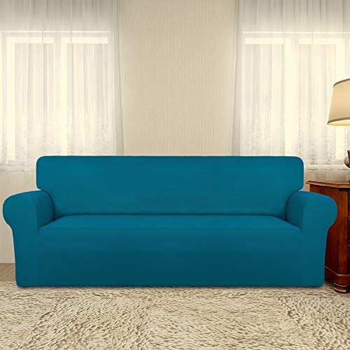 Stretch Couch Covers for Sofa Large Sofa Slipcovers Peacock Blue (Large Sofa / Peacock Blue)
