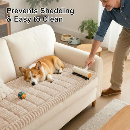 Couch Cover for Dogs (Apricot / 27.6"x70.9")