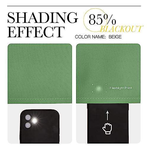 Bedroom Curtains Blackout Drapery Panels (Forest Green / 70"W x 108"L (Pack of 2))