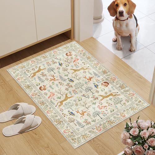 2x3 Entryway Rug (Beige (Animal) / 2' x 3' (Rectangular))