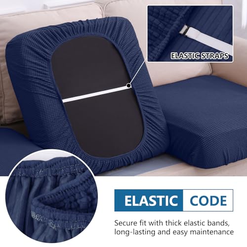 Waterproof Sectional Couch Covers (Navy / Chaise)