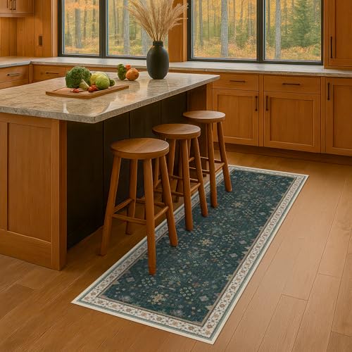 Dark Green 2x5 Kitchen Rug (2' x 5' (Runner) / Dark Green)