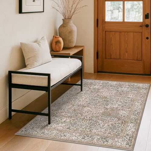 Vintage 4x6 Entryway Rug (Moss / 4' x 6' (Rectangular))