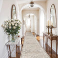 Hallway Washable Runner Rug (3' x 20' (Rectangular) / Beige)