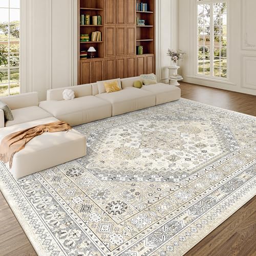 8x12 Area Rugs for Living Room (Beige/Grey / 8' x 12' (Rectangular))