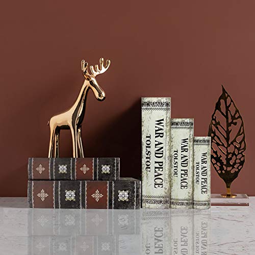 Wooden Decorative Book Boxes 3 (Vintage)