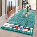 Super Water Absorbent Door Mat Indoor (Teal / 24" x 96")