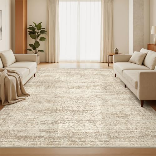 6x9 Area Rugs for Living Room (Beige/Ivory / 6' x 9' (Rectangular))