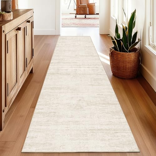 Washable Runners for Hallway 2x6 Runner Rug (Beige / 2' x 6' (Runner))