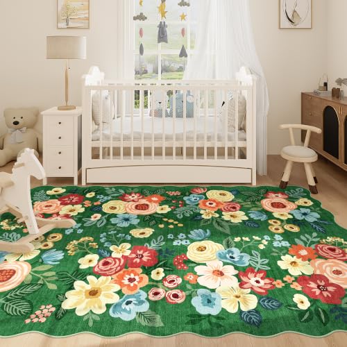 6x9 Area Rugs (Dark Green (Big) / 6' x 9' (Rectangular))