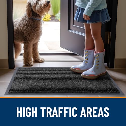 Front Door Mat 47x34 (Off-black / 47" X 34")