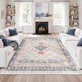7x9 Area Rugs for Living Room (Multi Color / 7' x 9' (Rectangular))