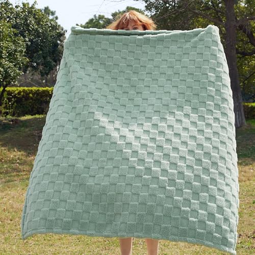 Twin Blanket for Bed (01 Sage Green / Twin (60" X 80"))