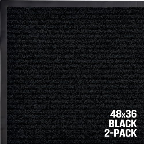Front Door Mat (48" x 36" / Black)