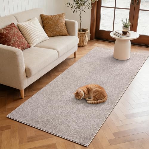 2x6 Oatmeal White Runner Rug Non (04 Oatmeal/White / 2' x 6' (Rectangular))