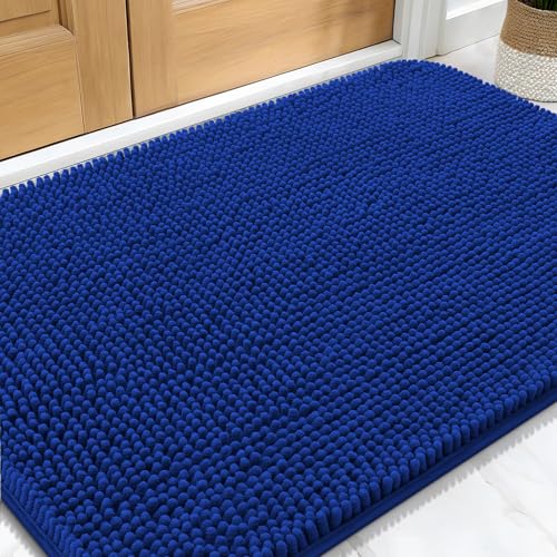 Dog Door Mat for Muddy Paws 30x20 (Royal Blue / 30" X 20")