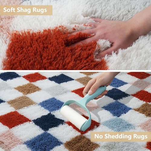 Large Shag Area Rug for Bedroom Living Room