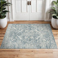 2x3 Washable Area Rug for Entryway (Blue / 2x3)