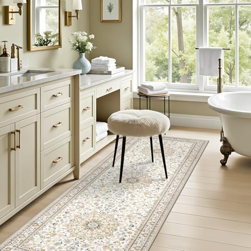 Hallway Runner Rug (Beige / 2'6" x 8' (Runner))
