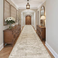 Washable 3x20 Hallway Runner Rug Non (Brown / 3' x 20' (Runner))